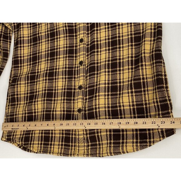 NWT LL Bean 1912 Overshirt Men’s L Tall Slightly Fitted Mustard Brown Plaid Jac - Picture 13 of 16
